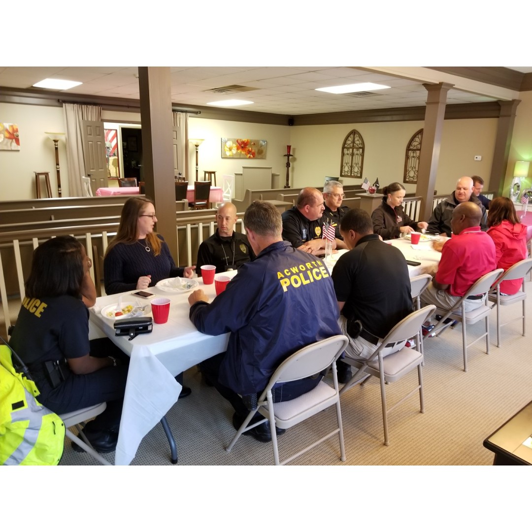 Our 3rd Annual First Responders Lunch for Local Police and Firefighters in Honor of 9/11